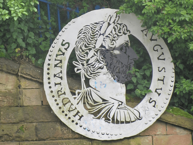 Hadrian's Wall Path signpost